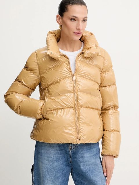 Pinko kurtka kolor beżowy zimowa 101598 A2P7 - zdjęcie produktu nr 1