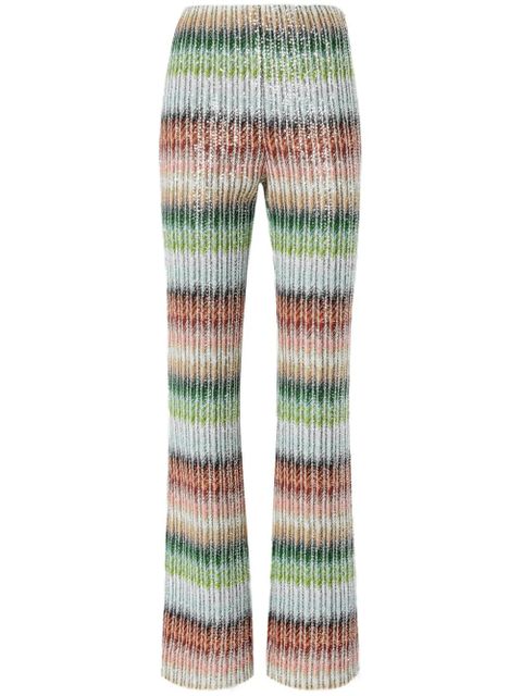 Missoni zigzag-pattern straight trousers - Multicolour - zdjęcie produktu nr 1