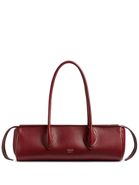 KHAITE logo-motif shoulder bag - Red - zdjęcie produktu nr 1