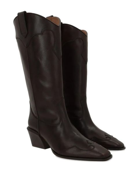 Paris Texas 50mm Bettina square-toe boots - Brown - zdjęcie produktu nr 2