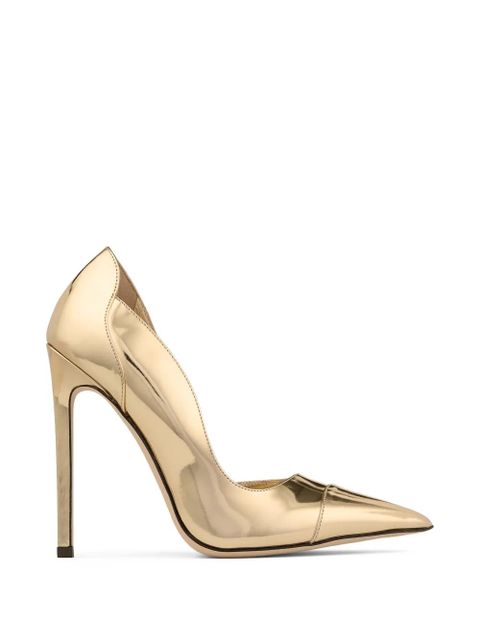 Jimmy Choo Brigitte pointed-toe pumps - Gold