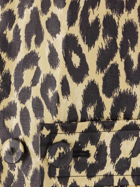 Jil Sander leopard-print jacket - Neutrals
