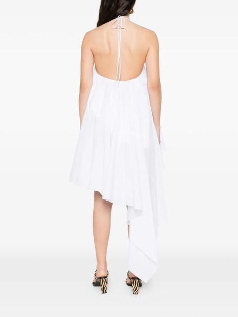 Jacquemus Triangle ruffled mini dress - White