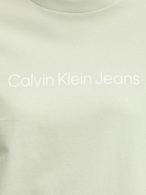 Calvin Klein Jeans t-shirt bawełniany damski kolor zielony LV047C912G