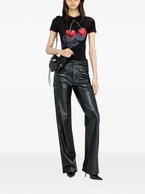 Diesel cherry print T-shirt - Black - zdjęcie produktu nr 2