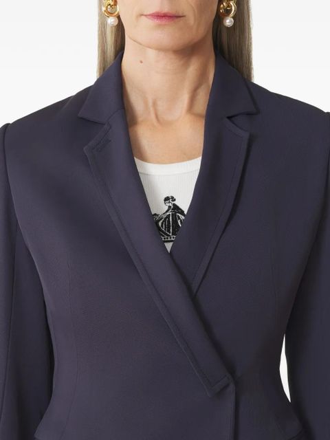 Lanvin double-breasted cuff-detail blazer - Blue