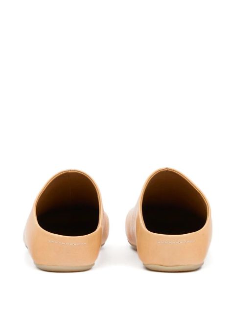 MM6 Maison Margiela square-toe slippers - Neutrals