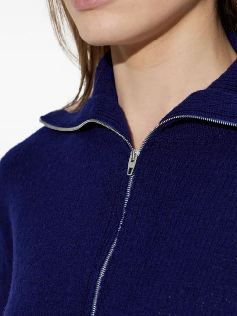 Jil Sander wide-collar cardigan - Blue