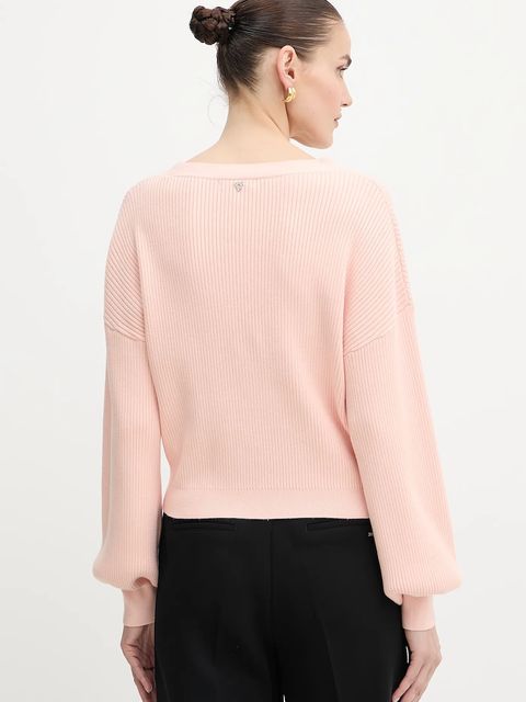 Guess kardigan HANNA damski kolor pomarańczowy W5YR07 Z2ZK2