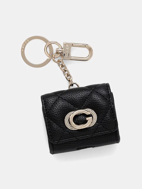 Guess portfel i etui na airpods 2-pack damski kolor czarny GFBOXW P5401
