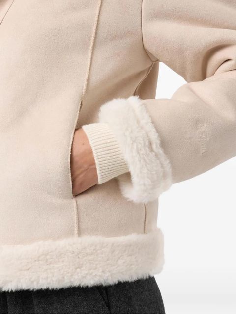 MC2 Saint Barth Lorayne faux-shearling-collar jacket - Neutrals