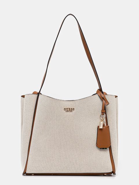 Guess torebka NICOLETTE kolor beżowy HWAG96 62230 - zdjęcie produktu nr 1