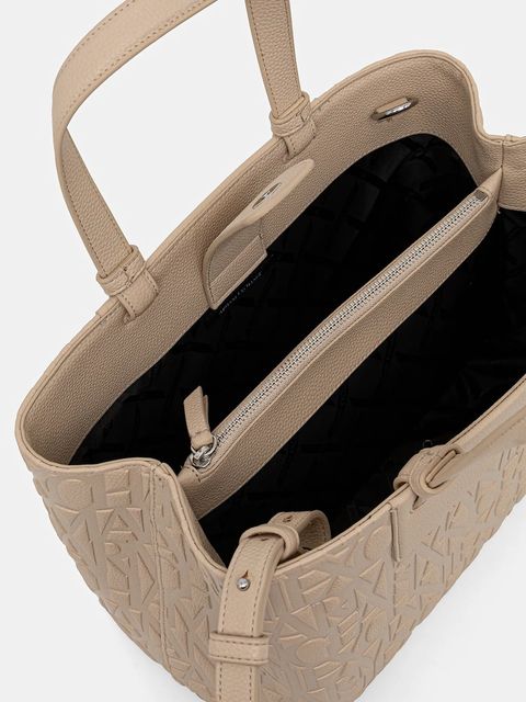 Armani Exchange torebka kolor beżowy XW001222 AF15774