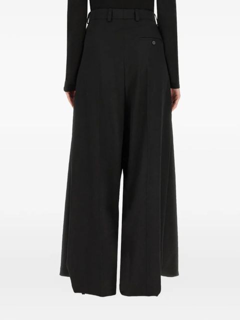 Balenciaga double-front trousers - Black