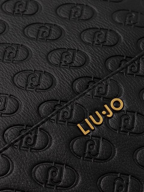 Liu Jo plecak damski kolor czarny mały gładki AF5333.E0778