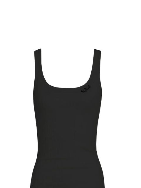 MC2 Saint Barth Jennifer ribbed midi dress - Black - zdjęcie produktu nr 2