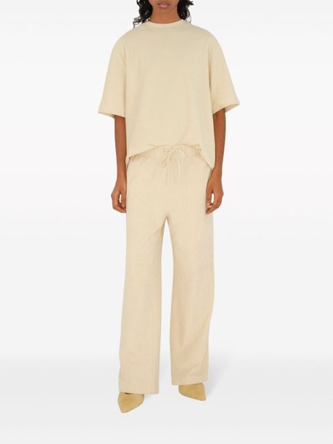 Burberry round-neck cotton T-shirt - Neutrals