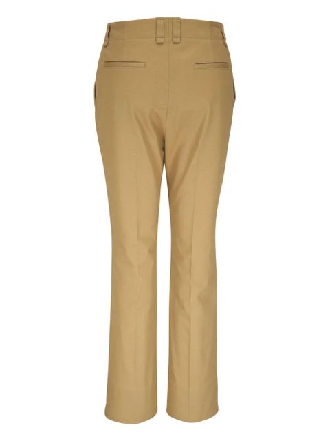 Saint Laurent straight-leg cotton trousers - Neutrals - zdjęcie produktu nr 2