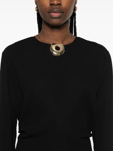 TOTEME slouch-waist maxi dress - Black