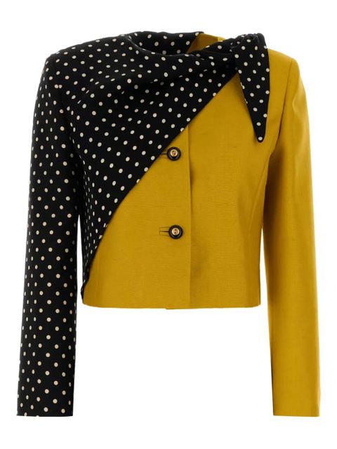 Valentino Garavani polka dot-pattern jacket - Yellow - zdjęcie produktu nr 1