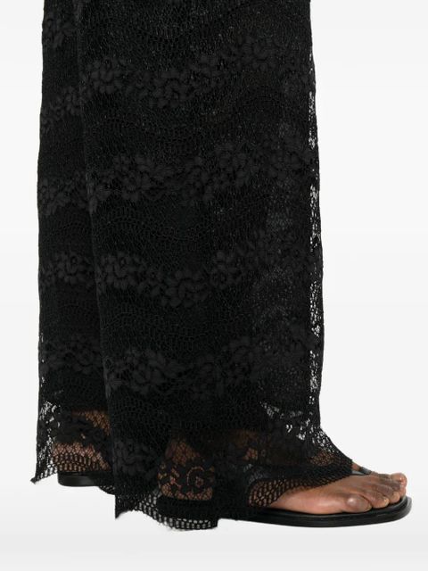 TWINSET lace trousers - Black