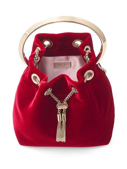 Jimmy Choo Bon Bon bucket bag - Red