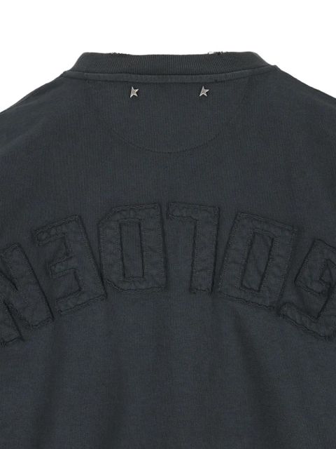 Golden Goose appliqued T-shirt - Grey - zdjęcie produktu nr 2