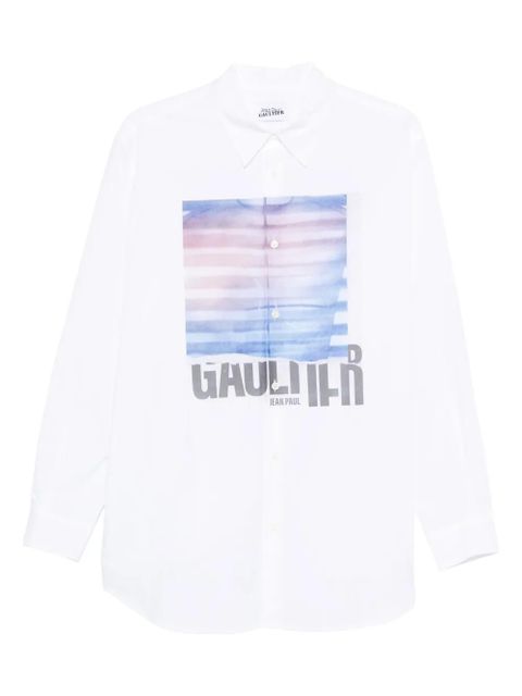 Jean Paul Gaultier graphic-print shirt - White - zdjęcie produktu nr 1