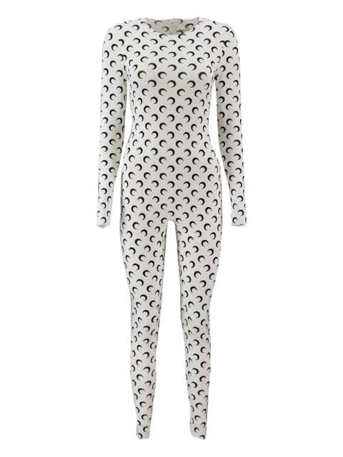 Marine Serre moon jumpsuit - White - zdjęcie produktu nr 1