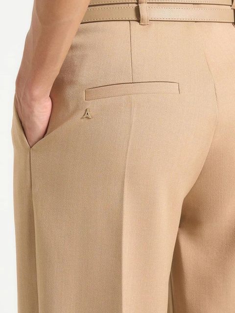 Manière De Voir Pascale twin-belt tailored trousers - Neutrals