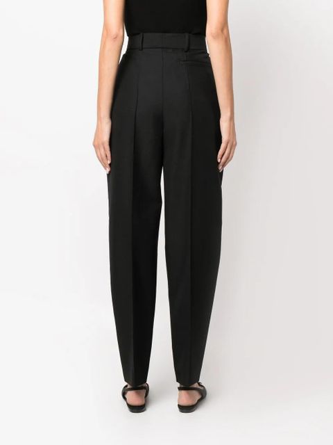 Tory Burch high-waisted tapered trousers - Black - zdjęcie produktu nr 2