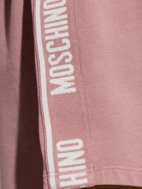 Moschino logo-tape shorts - Pink
