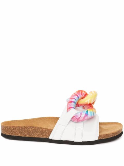 JW Anderson Chain slip-on slides - White - zdjęcie produktu nr 1