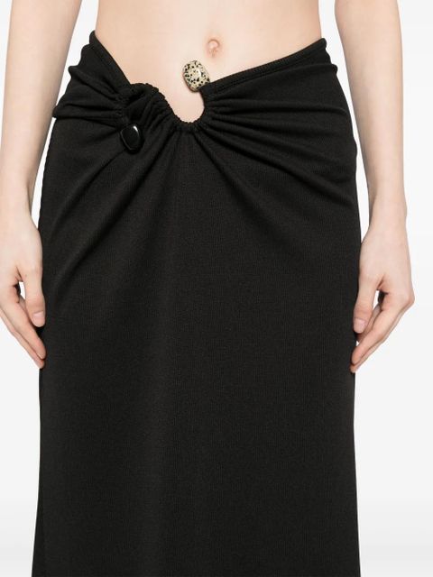Christopher Esber S-buckle suspension skirt - Black