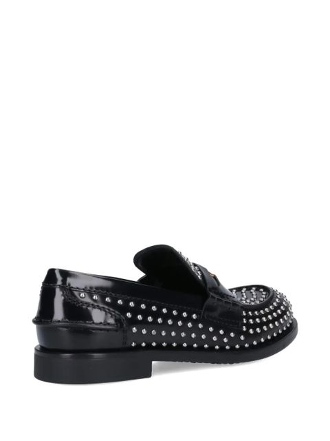 Miu Miu studded penny loafers - Black