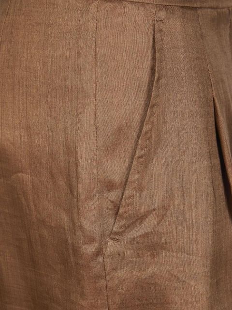 Max Mara pleat-detail trousers - Brown