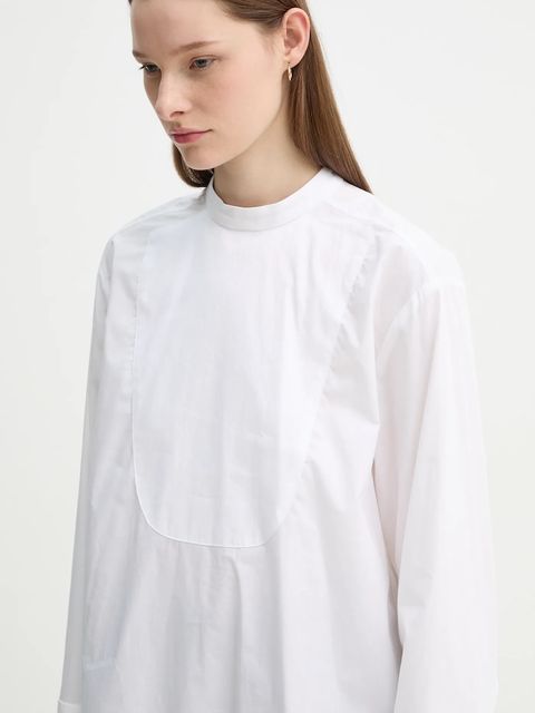 Day Birger et Mikkelsen koszula bawełniana Blaze damska kolor biały relaxed ze stójką DAY65243548