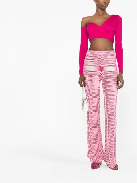 Missoni patterned knitted trousers - Pink - zdjęcie produktu nr 2