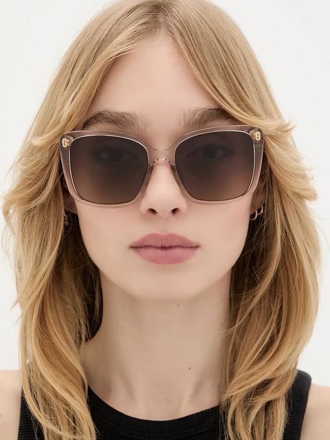 Marc Jacobs okulary przeciwsłoneczne damskie kolor beżowy MJ 1127/G/S