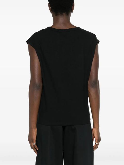 LEMAIRE sleeveless jersey T-shirt - Black