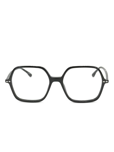 Isabel Marant Eyewear square-frame glasses - Black - zdjęcie produktu nr 1