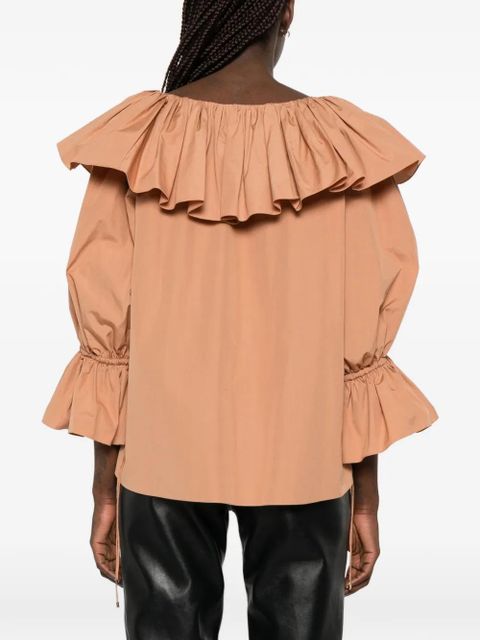 Chloé ruffled blouse - Neutrals
