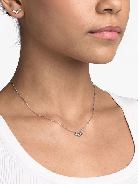 Michael Kors naszyjnik i kolczyki srebrne MKC1767SET