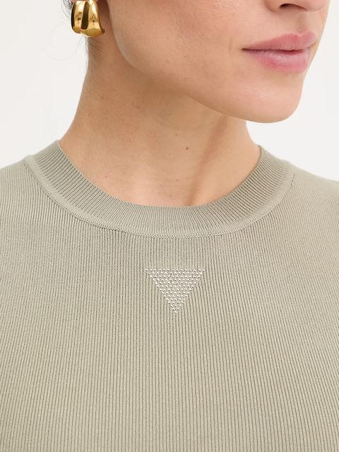 Guess top ALEXIA damski kolor zielony W4GZ34 Z3F40