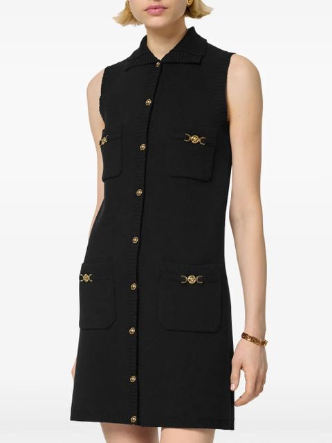Versace Medusa '95 knit sleeveless dress - Black