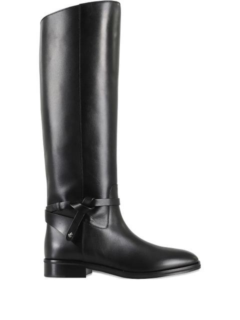 Jimmy Choo Lawton leather boots - Black - zdjęcie produktu nr 1