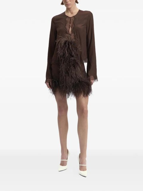 16Arlington Zelmi mini skirt - Brown - zdjęcie produktu nr 2