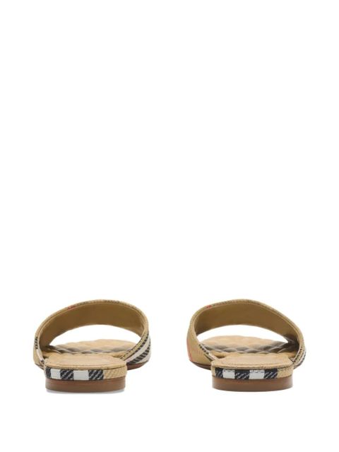 Burberry Sloane check-pattern sandals - Neutrals