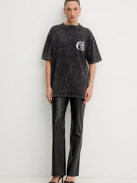 Guess t-shirt bawełniany damski kolor szary W5BI19 I3Z14 - zdjęcie produktu nr 2