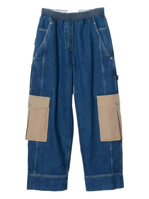 3.1 Phillip Lim patchwork multi-pocket trousers - Blue - zdjęcie produktu nr 1